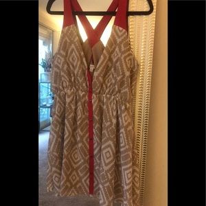 Charming Charlie button front Dress size L